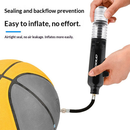 BENGGUO Portable Mini Air Pump for Soccer Basketball Volleyball Pool Toys Multi-Purpose Hand Inflator with Valve Adapters