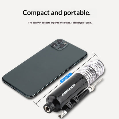BENGGUO Portable Mini Air Pump for Soccer Basketball Volleyball Pool Toys Multi-Purpose Hand Inflator with Valve Adapters