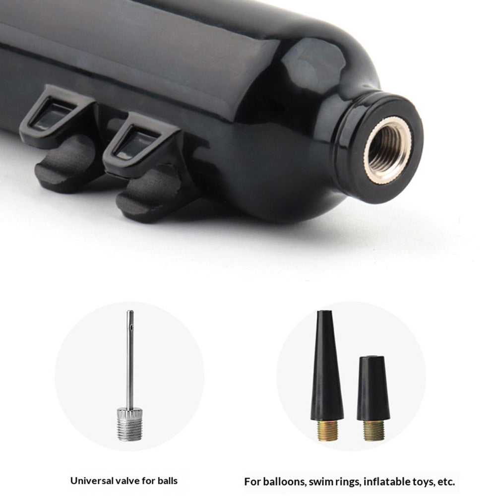 BENGGUO Portable Mini Air Pump for Soccer Basketball Volleyball Pool Toys Multi-Purpose Hand Inflator with Valve Adapters