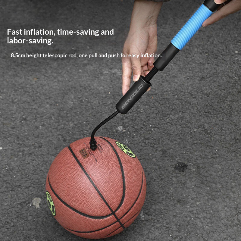 BENGGUO BG-1671 Portable Sports Ball Pump Hidden Needle for Basketball / Football / Volleyball Mini Inflator