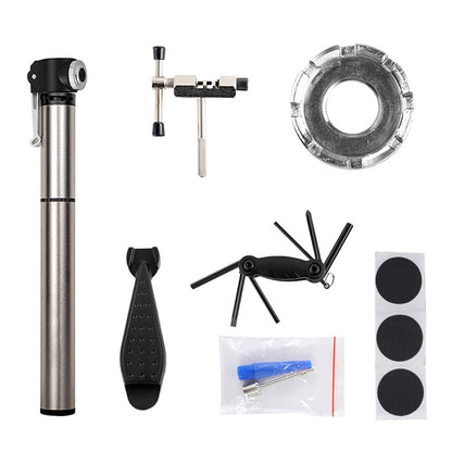 WEST BIKING MTB Mountain Bicycle Air Pump Tire Repair Tyre Patch Wrench Tool Kit Set