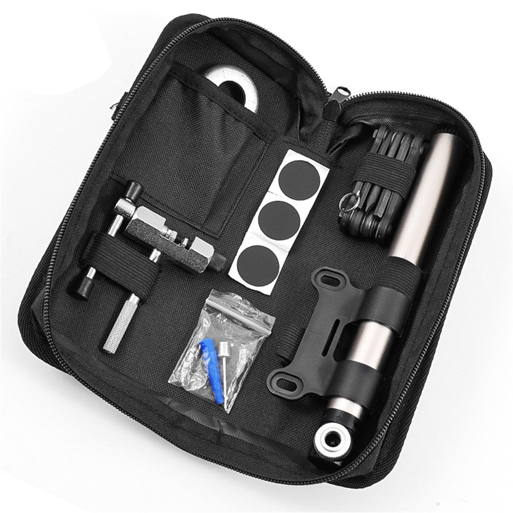 WEST BIKING MTB Mountain Bicycle Air Pump Tire Repair Tyre Patch Wrench Tool Kit Set