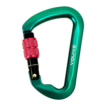 XINDA XD-8128 11.3x7.3cm Carabiner Clip D-Shape Rock Climbing Hanging Hook