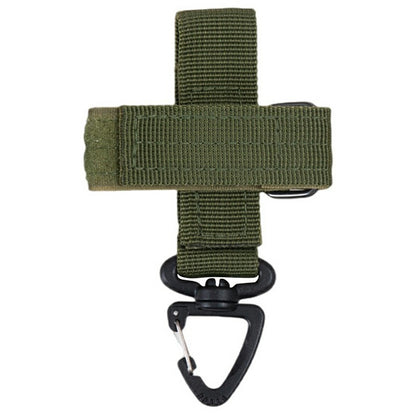 Nylon Carabiner Strap Outdoor Hiking Camping Fastener Hook Hang Wrap