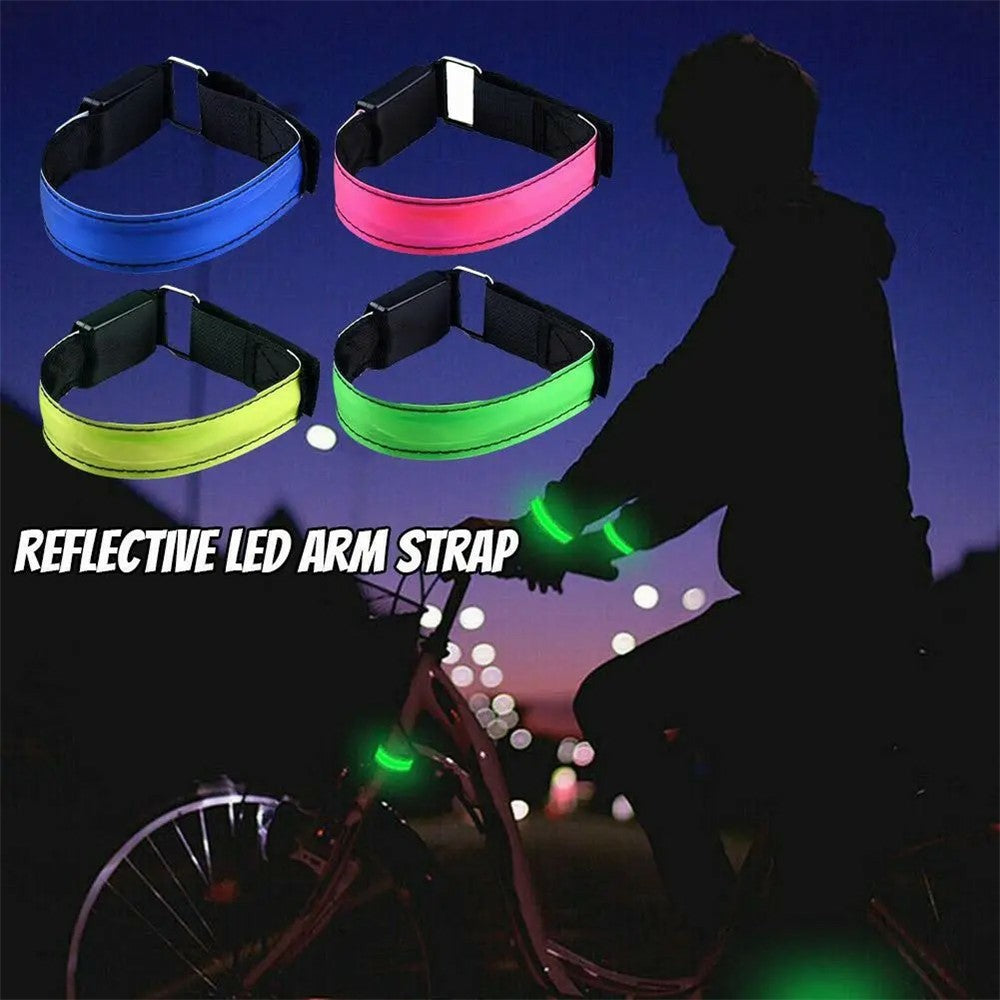 Rechargeable LED Armband Outdoor Sports Night Running Safety LED Light Arm Band