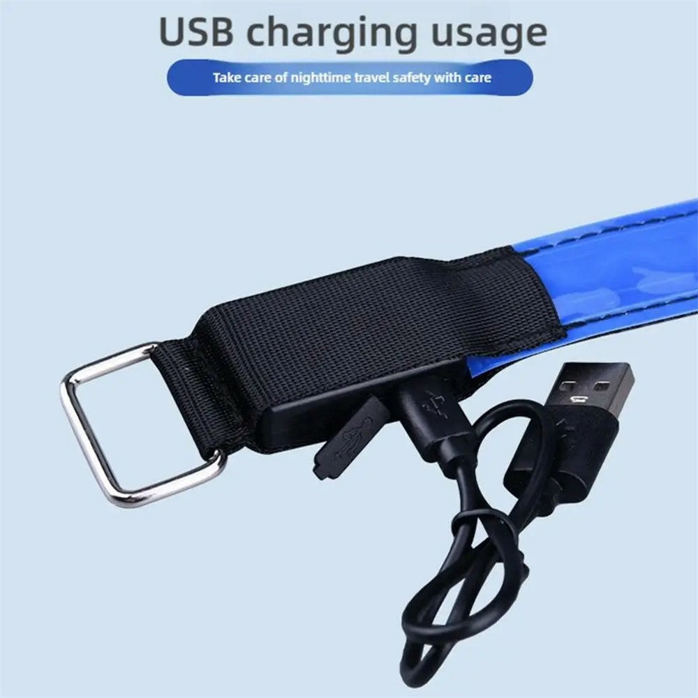 Rechargeable LED Armband Outdoor Sports Night Running Safety LED Light Arm Band