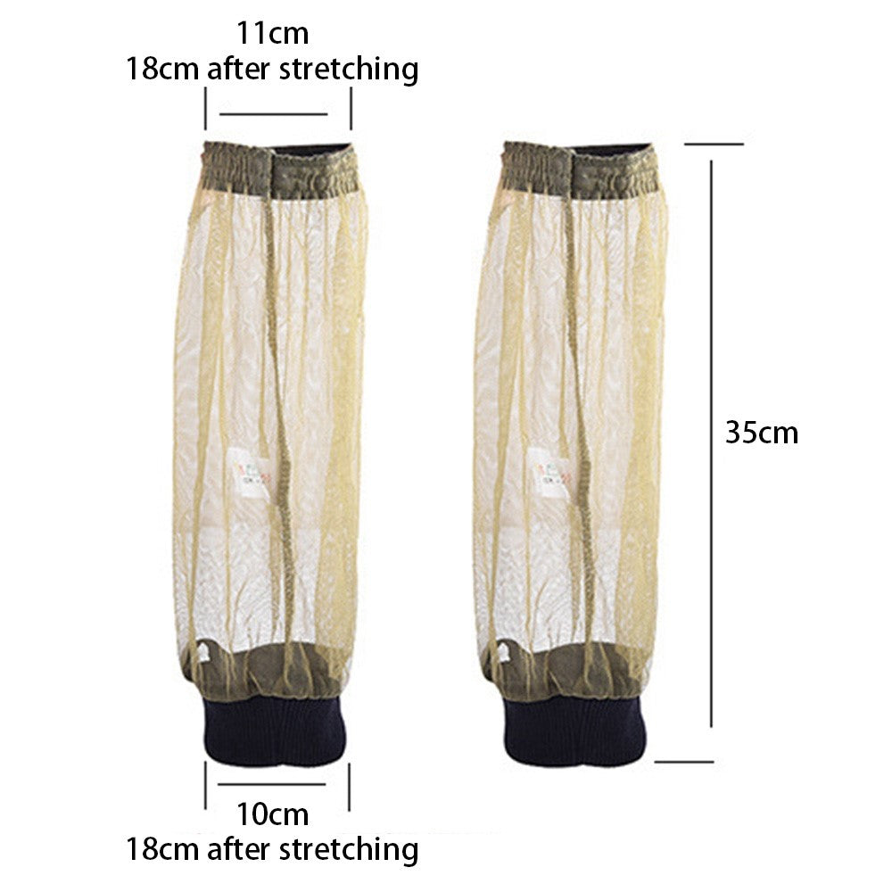 LUCKSTONE FWKTT-001 1 Pair Outdoor Anti-mosquito Mesh Foot Covers Mountain Climbing Camping Netting