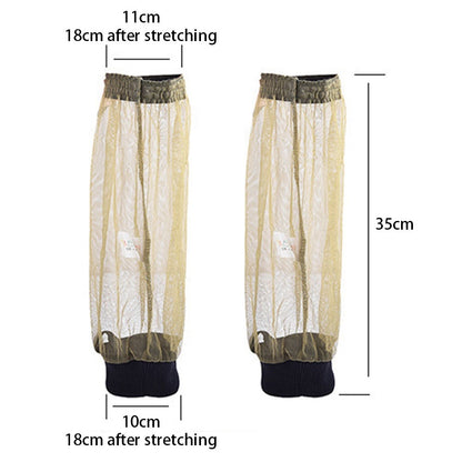 LUCKSTONE FWKTT-001 1 Pair Outdoor Anti-mosquito Mesh Foot Covers Mountain Climbing Camping Netting