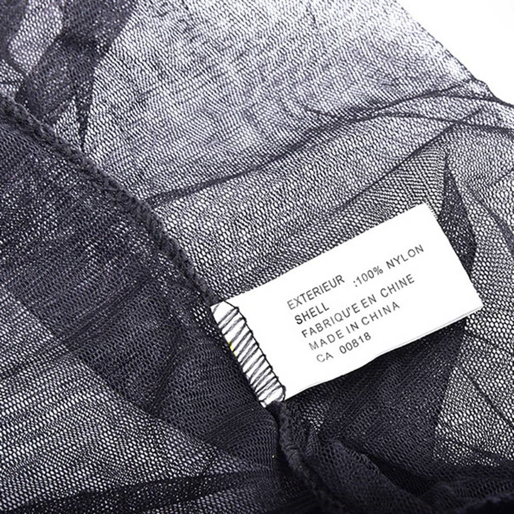 LUCKSTONE FWKTT-001 1 Pair Outdoor Anti-mosquito Mesh Foot Covers Mountain Climbing Camping Netting