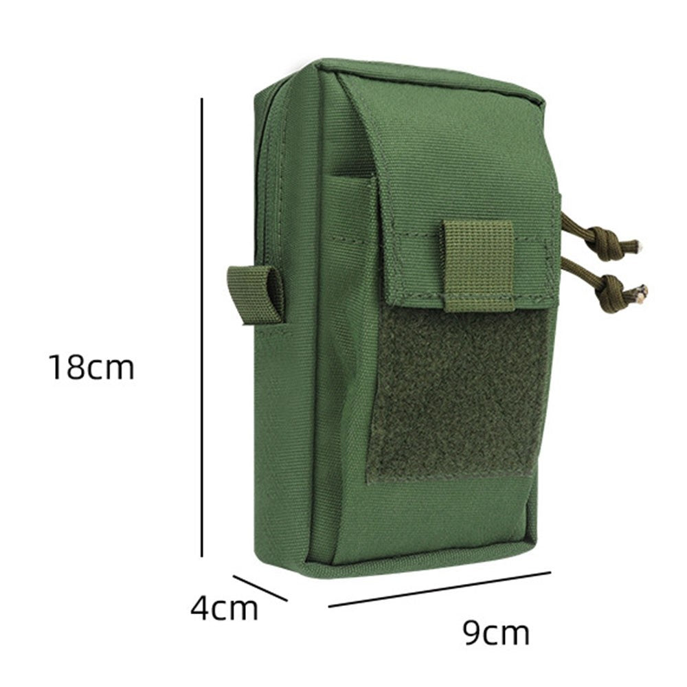 KOSIBATE H249 Tactical Molle Pouch Shoulder Strap Pack Military EDC Tool Bag Hunting Accessory Bag Phone Pouch for Outdoor Sports