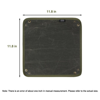 MYDAYS OUTDOOR Outdoor Foldable Waterproof Canvas Camping Desktop Storage Tray