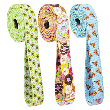 3Pcs 2m Fitness Long Resistance Band Hip Lift Yoga Fitness Booty Bands Workout Exercise Gym Equipment