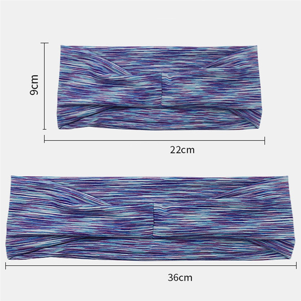 C41 Elastic Workout Sports Yoga Hair Bands Non-slip Moisture Wicking Headbands for Women and Men