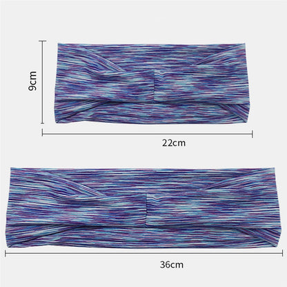 C41 Elastic Workout Sports Yoga Hair Bands Non-slip Moisture Wicking Headbands for Women and Men