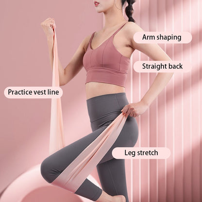 AMYUP 28 Pounds Elastic Workout Band Fitness Non-slip Yoga Resistance Band Exercise Strap for Legs and Butt
