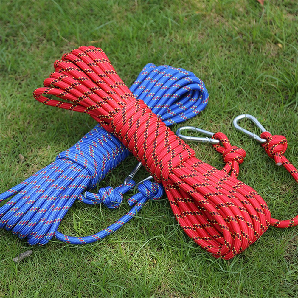 XINDA XD-S9804 20m Outdoor Static Rock Climbing Rope Emergency Escape Rope for Camping Rescue