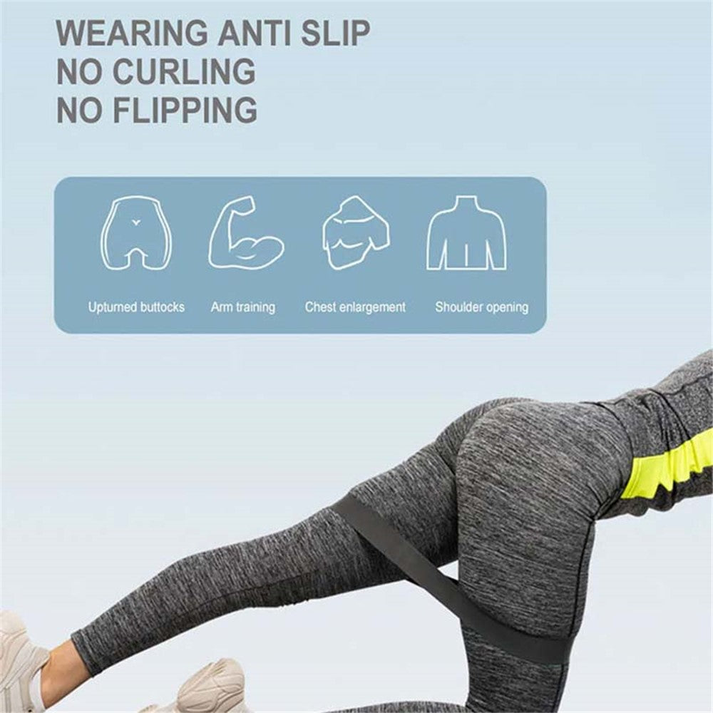 AOLIKES 3619 6Pcs / Set Strength Training Resistance Bands Latex Workout Band Loops Stretch Exercise Bands