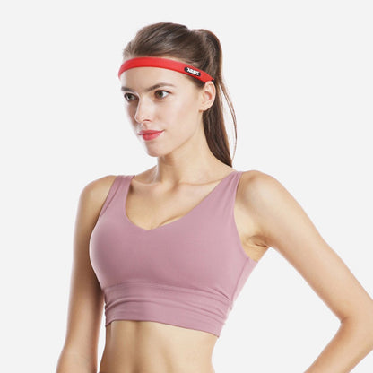 AOLIKES TD-2113 Non Slip Silicone Sweatband for Sports / Fitness Running Sweat Wicking Adjustable Headband