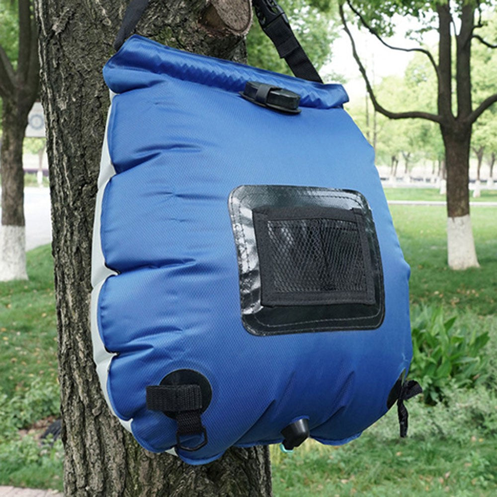 AOTU AT6628 20L Portable Shower Bag Solar Heating Shower Bag for Outdoor Camping Hiking