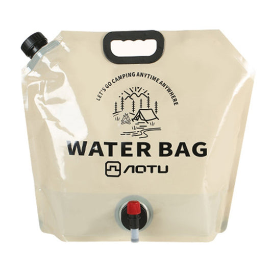 AOTU 9L Outdoor Camping Water Bag Foldable Water Storage Carrier for Hiking Climbing (BPA-Free, No FDA Certificate)