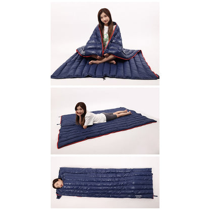 MOUNTAIN DREAM 400g Goose Down Ultra Light Portable Camping Sleeping Bag with Storage Pouch