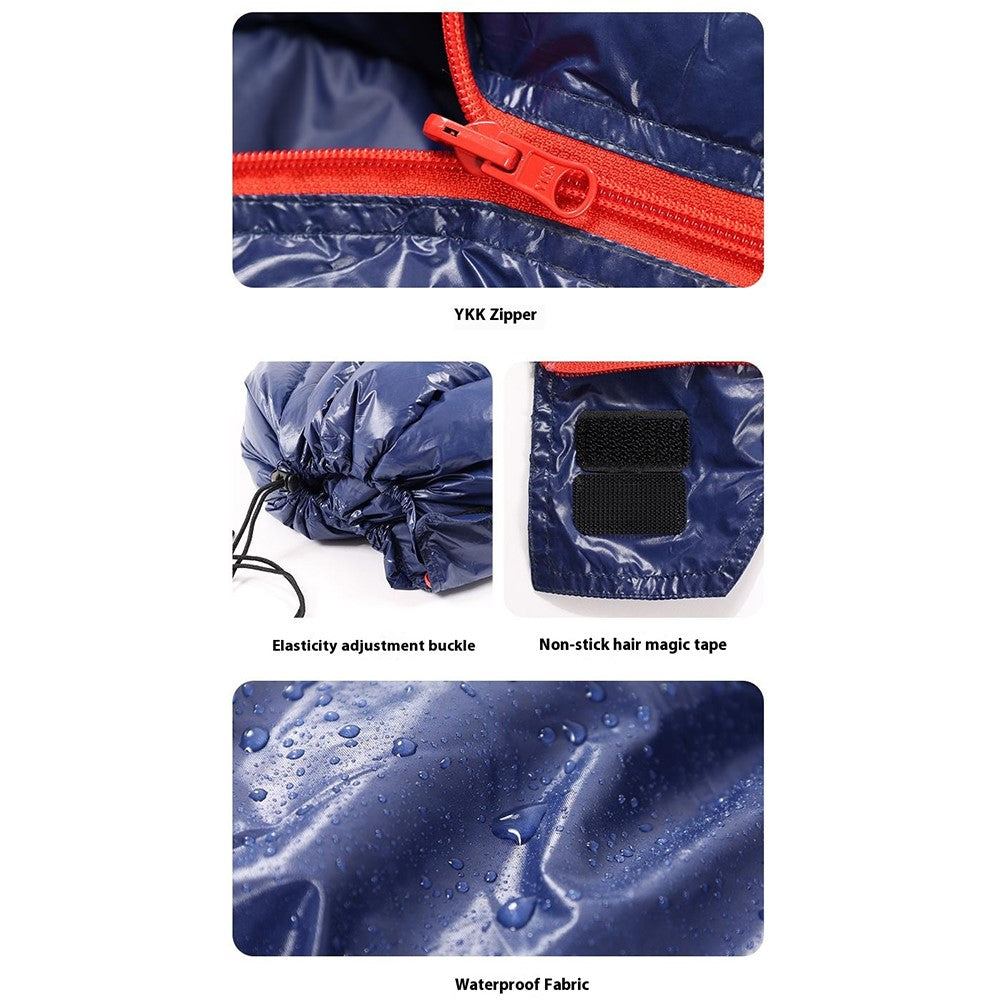 MOUNTAIN DREAM 600g Goose Down Ultra Light Portable Camping Sleeping Bag with Storage Pouch