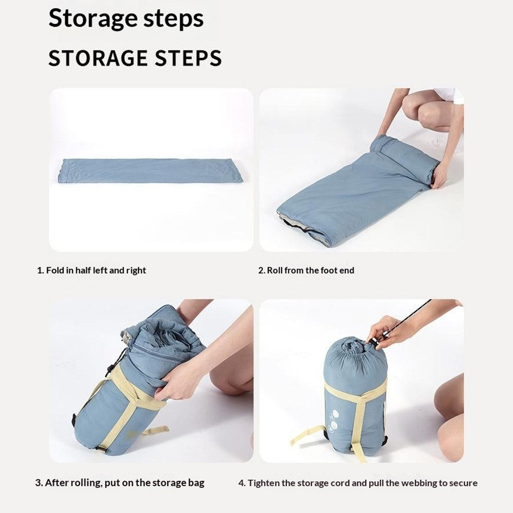 190 x 75cm Ultralight Adult Envelope Sleeping Bag for Outdoor Camping Travel Mountaineering
