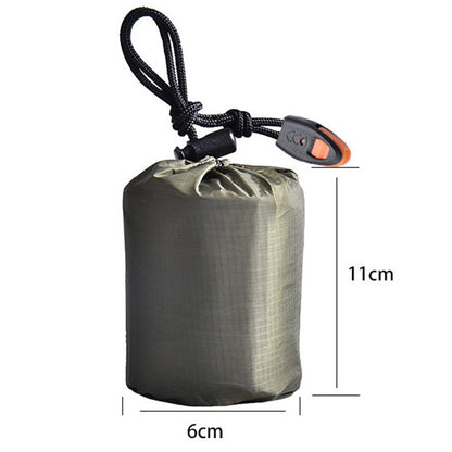 LUCKSTONE First Aid Emergency Sleeping Bag Keep Warm Portable Survival Gear for Outdoor Camping Hiking