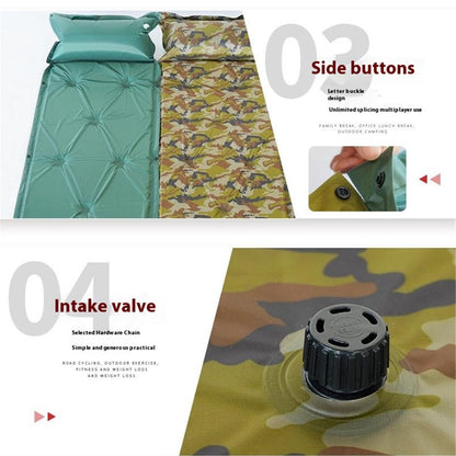 ZC-9#25 Self Inflating Sleeping Pad Camping Mattress Sleeping Mat for Camping Hiking