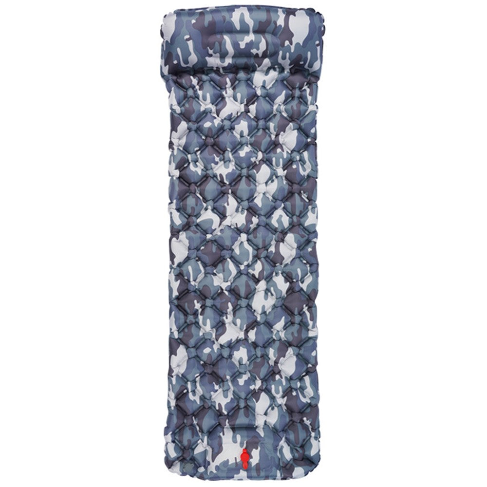 LX-T04 Easy Inflatable Camping Mattress Sleeping Mat TPU+Nylon Sleeping Pad