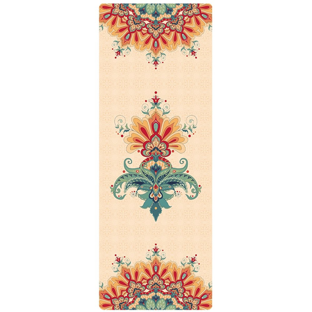 MEILEER 1.5mm Thickness Suede+Rubber Yoga Mat Foldable Fitness Exercise Pilates Anti-skid Floor Pad