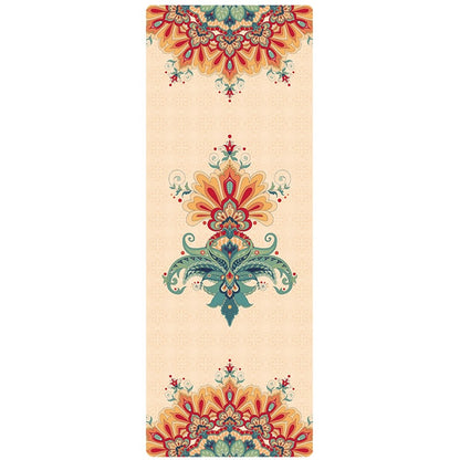 MEILEER 1.5mm Thickness Suede+Rubber Yoga Mat Foldable Fitness Exercise Pilates Anti-skid Floor Pad