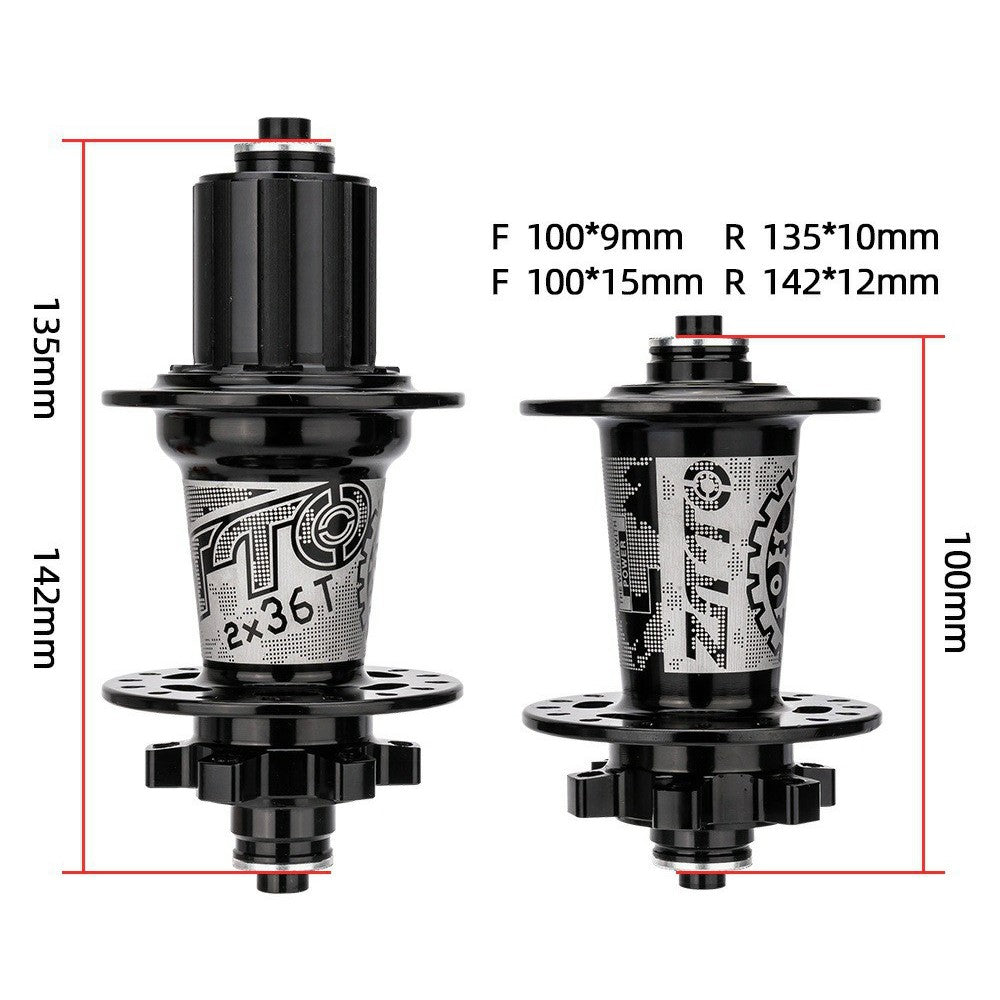 ZTTO DR290 1 Pair MTB Bicycle 8-13 Speed Disc Brake Hub 32 Holes 6 Pawls Thru Axle Bike Disc Brake Hub