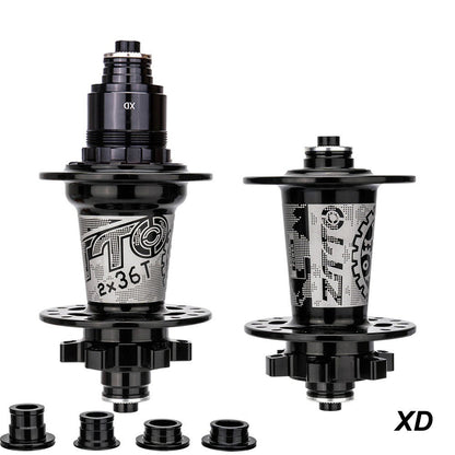 ZTTO DR290 1 Pair MTB Bicycle 8-13 Speed Disc Brake Hub 32 Holes 6 Pawls Thru Axle Bike Disc Brake Hub