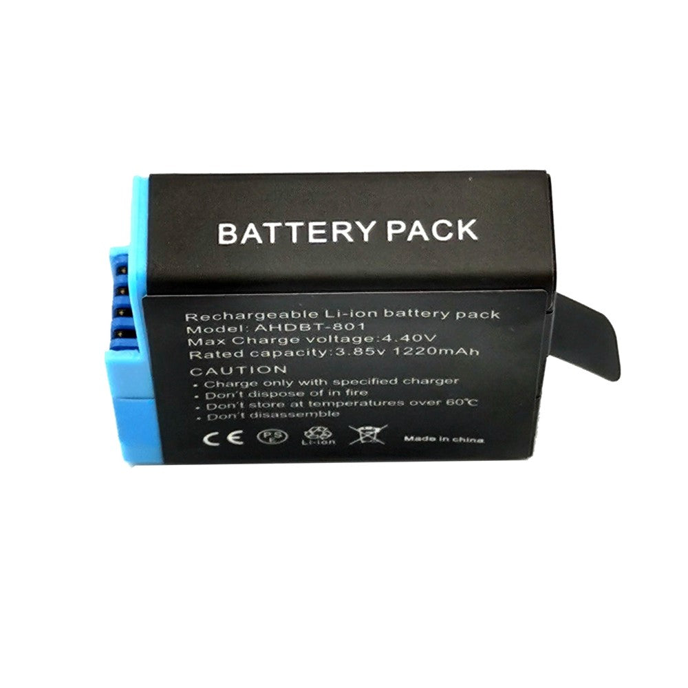 AHDBT-801 1220mAh Rechargeable Battery for GoPro Hero 8/7/6/5 Camera
