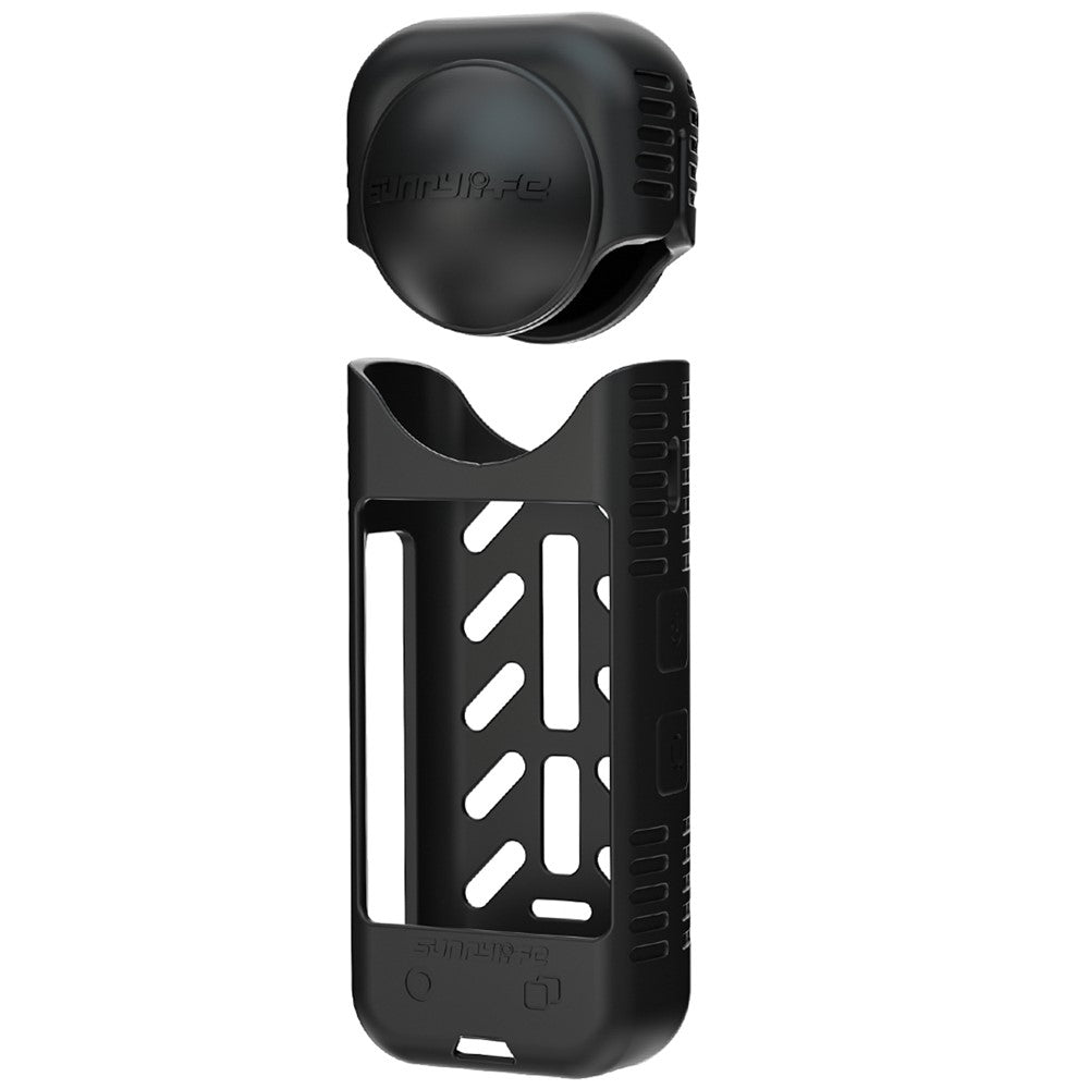 SUNNYLIFE X4-BHT818 For Insta360 X4 Silicone Protective Case Camera Sleeve with Lens Cap Cover