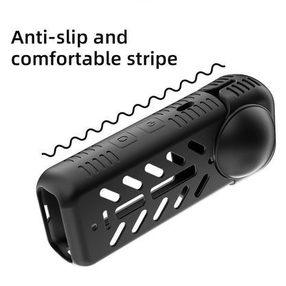 SUNNYLIFE X4-BHT818 For Insta360 X4 Silicone Protective Case Camera Sleeve with Lens Cap Cover