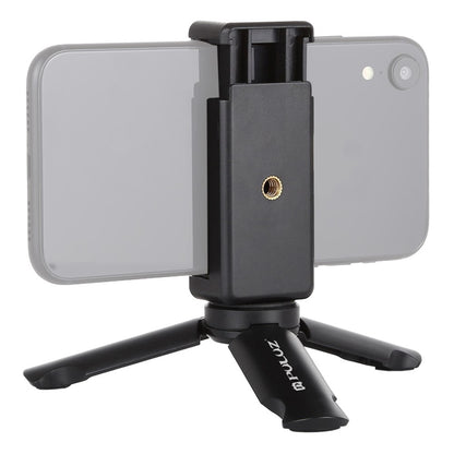 PULUZ PU373 For DJI Osmo Action Series / Smartphone Folding Mini Tripod with Universal Phone Clamp