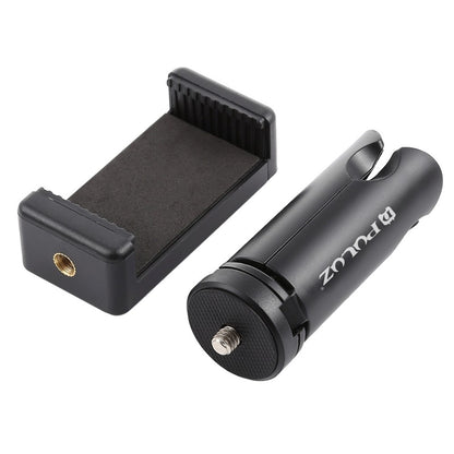 PULUZ PU373 For DJI Osmo Action Series / Smartphone Folding Mini Tripod with Universal Phone Clamp