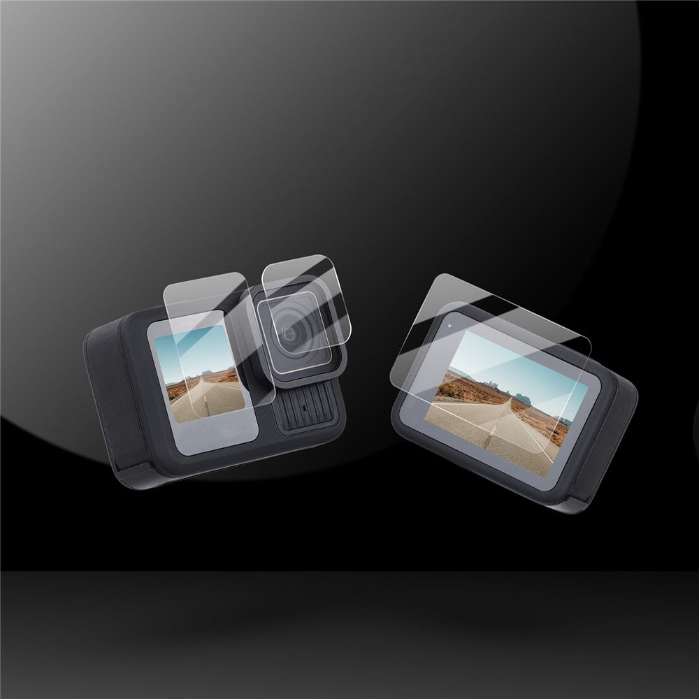 SUNNYLIFE GO-BHM882 2 Sets For GoPro Hero 13 Tempered Glass Lens Film + Front and Back Screen Film