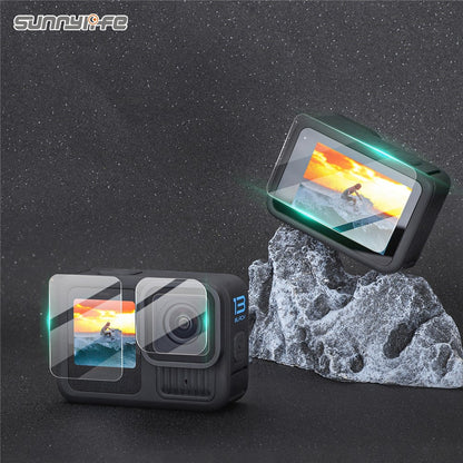 SUNNYLIFE GO-BHM881 1 Set For GoPro Hero 13 Tempered Glass Lens Film + Front and Back Screen Film