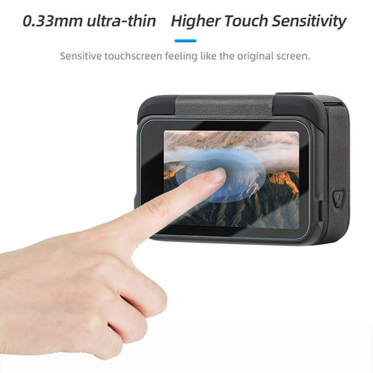 SUNNYLIFE EP2-BHM916 For Insta360 Ace Pro 2 Camera 1 Set Tempered Glass Camera Screen Lens Films