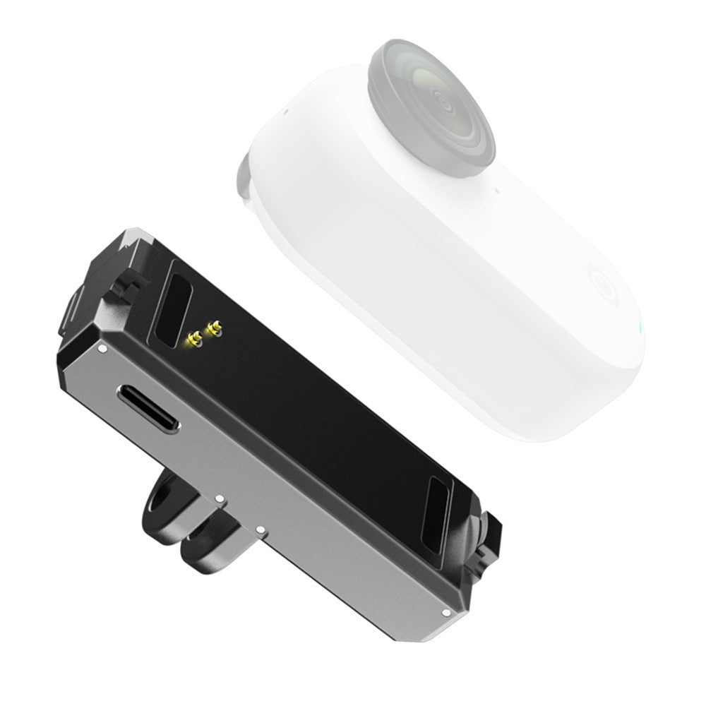 IN71 For Insta360 GO 3S / Go 3 Magnetic Suction Metal Camera Holder Base with Charging Port