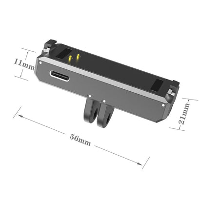 IN71 For Insta360 GO 3S / Go 3 Magnetic Suction Metal Camera Holder Base with Charging Port
