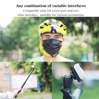 IN71 For Insta360 GO 3S / Go 3 Magnetic Suction Metal Camera Holder Base with Charging Port