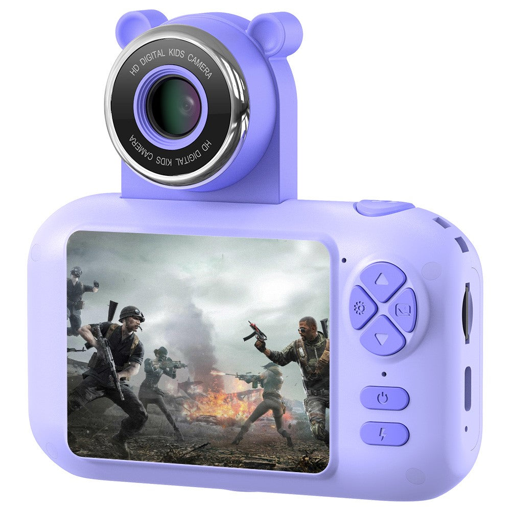F79 2.4 Inch Screen Kids Digital Camera Flip Lens HD Children Photography Camera