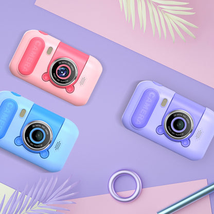 F79 2.4 Inch HD Kids Camera Flip Lens Smart Focus Digital Camera Camcorder (Without Tripod)