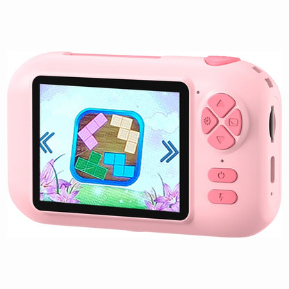 F79 2.4 Inch HD Kids Camera Flip Lens Smart Focus Digital Camera Camcorder (Without Tripod)
