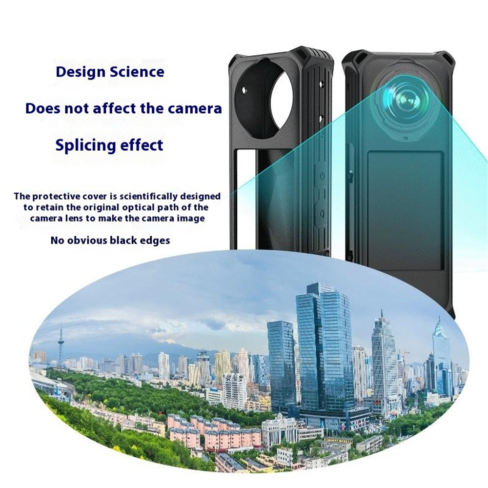 For Insta360 X5 Panoramic Camera Silicone Protective Case Shockproof Anti Scratch Dust Cover