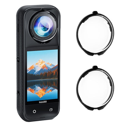 For Insta360 X5 2Pcs Panoramic Camera Lens Protector Anti Fog Scratch Resistant Optical Glass Lens Cover